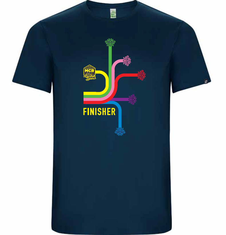 2023 Finisher TShirt Design Revealed Manchester Half Marathon