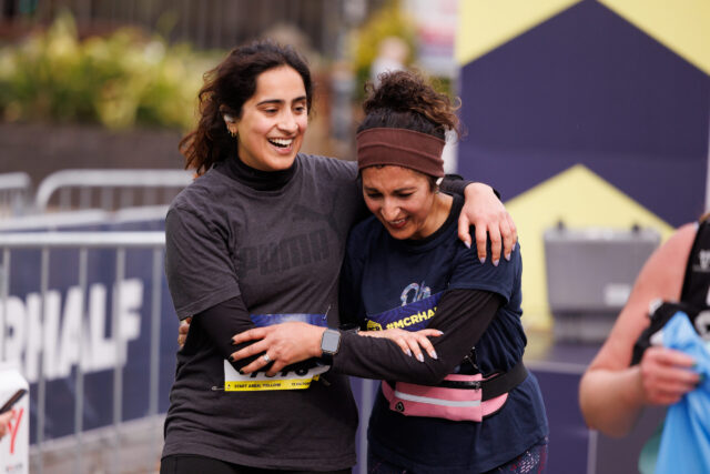 Finish Line Embrace